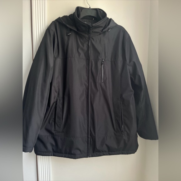 Calvin Klein Men’s Infinite Stretch Jacket With Polar Fleece Lined Bib - Picture 3 of 7